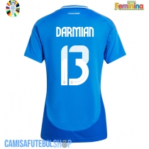 Camisa de time de futebol Itália Matteo Darmian #13 Replicas 1º Equipamento Feminina Europeu 2024 Manga Curta